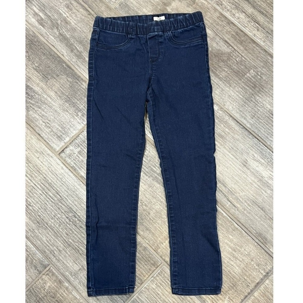 OshKosh Bgosh Girls Jeggings Size 7 Dark Wash‎ Denim Look Pull On Pants